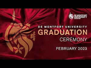 DMU February Graduations 2023: Monday 13 February 5pm