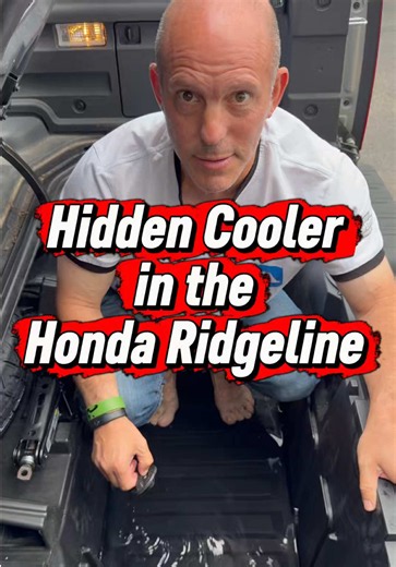 The Honda Ridgeline Pick Up Truck has so many amazing and unique features! did you know the in bed trunk can be used as a cooler with a drain? This is Day 141 of posting a new Honda/Acura video Everyday in 2026 #Honda #HondaRidgeline #DidYouKnow