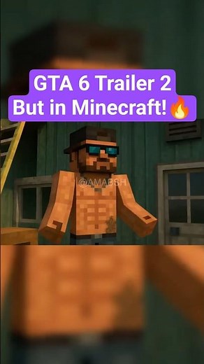GTA 6 in Minecraft?! 🔥 #shorts