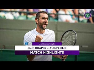 Another seed stunned? | Jack Draper vs Marin Cilic | Highlights | Wimbledon 2025