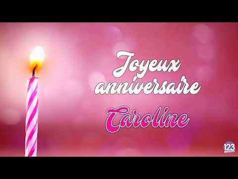Joyeux anniversaire Caroline