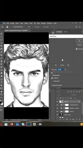 how to create a PENCIL SKETCH in photoshop