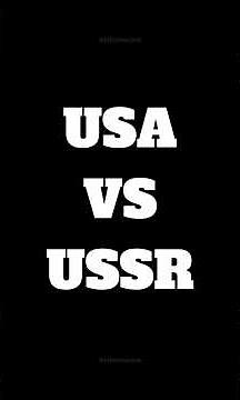 The COLD WAR : USA vs USSR 💀