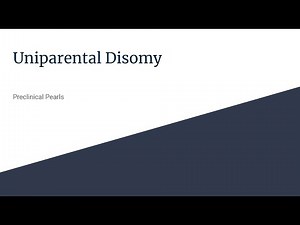 Uniparental Disomy