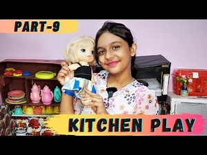 Kitchen Play Part -9| cooking game | Alice ki school routine| #Learnwithpriyanshi