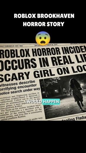 ROBLOX - Brookhaven Horror Story of a Haunted girl || #roblox #horrorstories