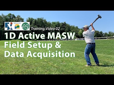 1D Active MASW Field Setup and Data Acquisition | 02