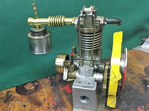 Homemade engine Built from 1936 Popular Mechanics Magazine "Midget" - Will it really Run?