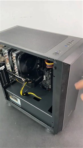 New gaming rig is on fire with Intel i7-12700KF🥵 and GTX1660 Super🥶 #pcbuild ASMR #shorts #gamingpc