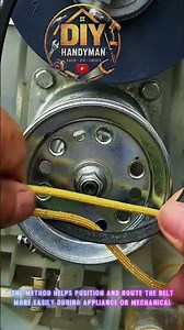 Amazing Belt Replacement Trick! Easy Way to Install a Machine Drive Belt