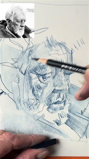 OBi~WaNna watch Me Draw? #starwars #drawingtips #artinstruction #obiwankenobi
