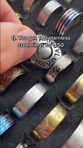 Best Affordable Rings! Package of 100 rings for y'all! #rings