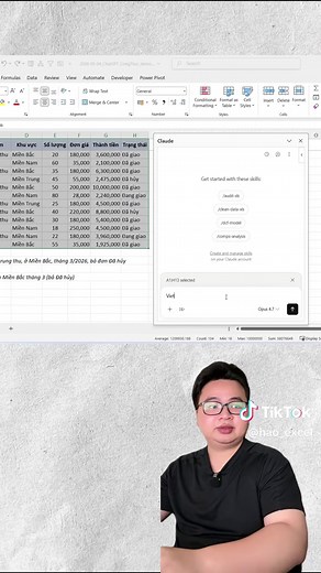 Viết hàm phức tạp không cần nhớ hàm bằng claude, chatgpt #tinhocmos #tinhocvanphong #exceltips
