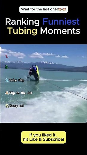 🌊😹 Epic Tubing Fails: Top 5 Funniest Moments!#epicfails #waterfails #funnyclips #shorts