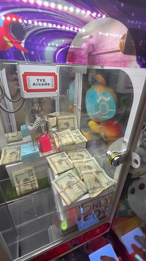 $50K LOCKED Inside ARCADE Game 😲 #clawmachine #arcade #hacks | TYE Arcade