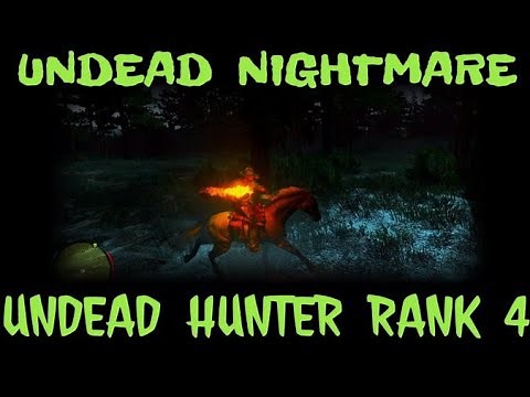 RDR1 UNDEAD HUNTER RANK 4 Challenge Guide UNDEAD nightmare BEAR COUGAR WOLF TORCH Location PS4 PS5