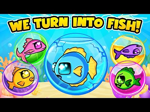 We're TRAPPED as Fish in Roblox!