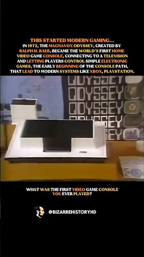 First Video Game Console Ever Made - Before Atari #history #console