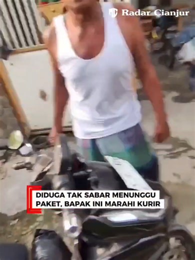 Pria Ngamuk ke Kurir Paket, Video Emosional Viral