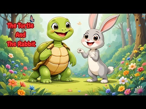 The Turtle and the Rabbit 🐢🐇 | Panchatantra Moral Story for Kids | Kidtory