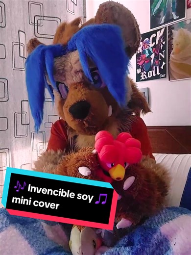 🎶 invencible soy 🎵 #pokemon #fursuit #furry #cover #canción