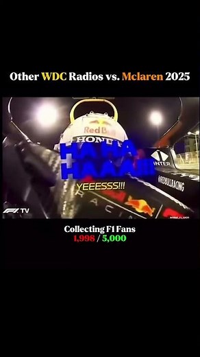 Mclaren's F1 Radio vs. Other WDC Winners
