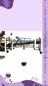 MJM International Bariatric Heavy Duty Shower Gurney WT910