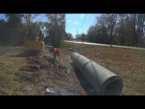 The Gravel Company Concrete Pipe Install