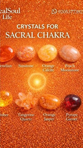 7 Chakra Crystals… Unlock Your Creativity with These Crystals 🧡