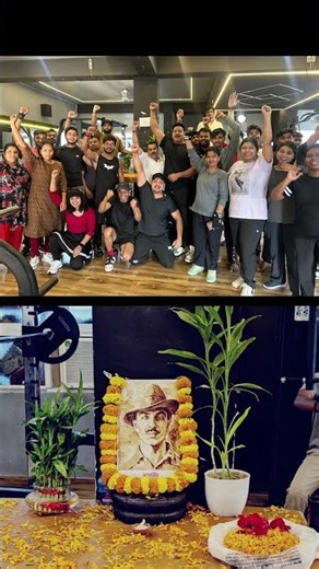 सेलिब्रेट शहीद दिवस भगत सिंह इन commando fit gym #deshbhakti #thecommando #indianarmed #gymlover