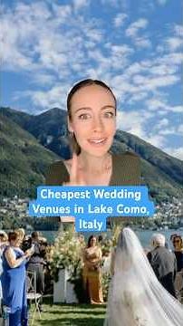 Cheapest wedding venues in Lake Como, Italy! #lakecomowedding #kaynorthrupevents