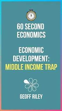 Why Some Countries Get Stuck at Middle Income I 60 Second Economics