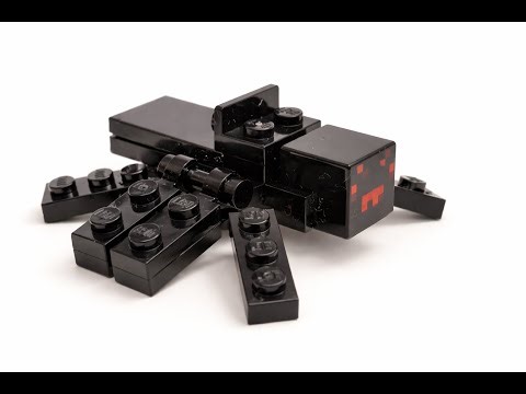LEGO® Minecraft Spider with Jockey Bracket | Brick-Built Design (v05)