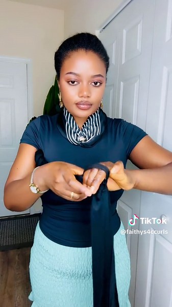 Quick Chic Head Wrap Tutorial for Scarves