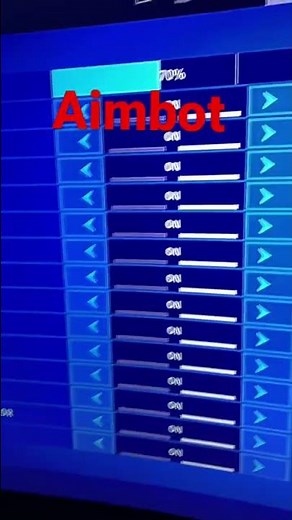 Best aimbot settings in Fortnite