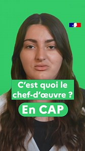 Le chef-d'œuvre est une épreuve du #CAP Tout au long de l'année, seul ou en équipe tu prépares un projet physique ou immatériel à présenter à un jury. En plus de présenter ton chef-d'œuvre, tu peux commenter, donner ton avis et échanger avec le jury. Et toi, c'est quoi ton chef-d'œuvre cette année ? 👉En savoir plus sur education.gouv.fr #Examens2025 #LycéePro #voiepro | Ministère de l'Éducation nationale