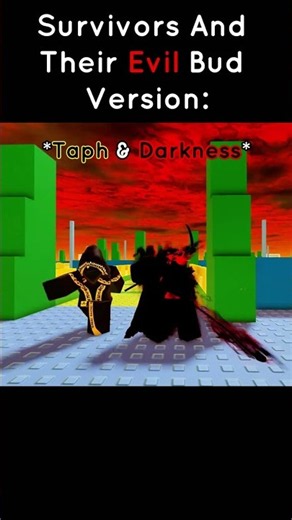 Survivors and their evil bud #forsaken #roblox #summerupdate