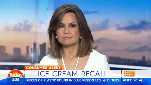 CONSUMER ALERT: There's been a nationwide recall for Blue Ribbon ice-cream, after it was found to contain pieces of plastic. Here's what you need to know. #9Toeday | TODAY