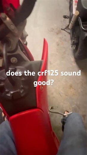 does the crf sound good #crf #dirtbike #crf125f