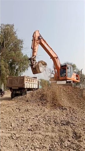 Top 10 Excavator dangerous dump trucks#shorts