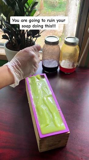 Watch this video, so that you don’t have to throw away your melt and pour soap! #soapmaking #meltandpoursoap #meltandpoursoapmaking #meltandpoursoapbase