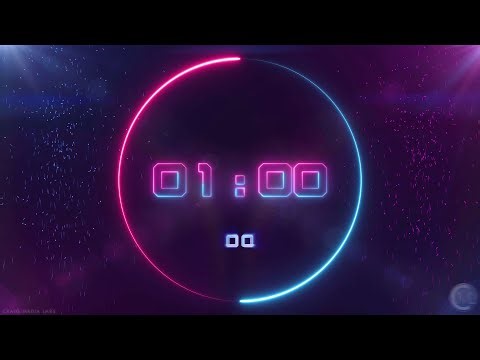 Neon Pulse: 60-Second Countdown