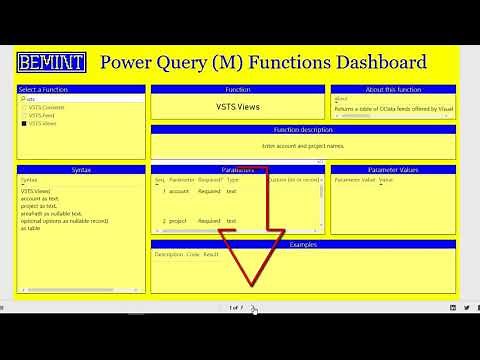 Bemint Power Query M Functions dashboard