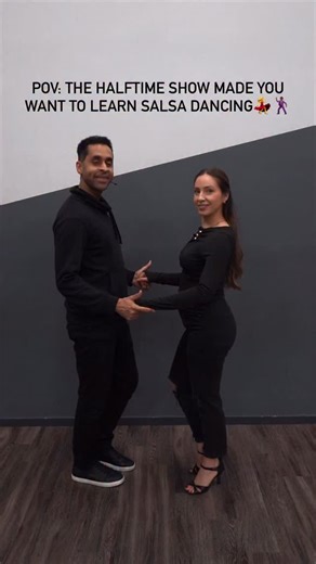 If the Super Bowl made you want to learn Salsa dancing… start here. 💃🕺🏾 Big performances make dancing look fast and effortless, but nobody starts there. Every confident dancer once learned the same small steps you’re seeing in this video. This is a simple beginner combo taught slowly so you can understand the timing instead of just watching from the couch. Type SUPERBOWL and we’ll send you the counts. | Bachata Dance Academy