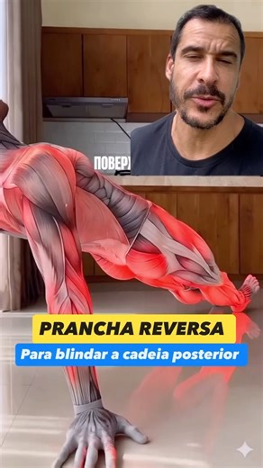 João Abreu | Mobilidade on Instagram: "Prancha reversa: simples, mas poderosa. Esse exercício fortalece toda a cadeia posterior — glúteos, posterior de coxa, lombar e core — além de ajudar muito na postura e no equilíbrio do corpo. Se você passa muito tempo sentado ou sente a lombar sobrecarregada, esse exercício faz diferença. 👉 Comece com 30 segundos 👉 Faça 2 a 3 vezes por semana 👉 Foque em apertar os glúteos e manter o tronco firme Constância aqui vale mais do que intensidade. 💬 Comenta a