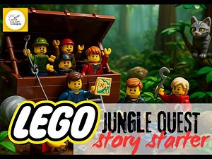 LEGO Jungle Adventure Story Starter | Fun Narrative Writing Prompt for Kids