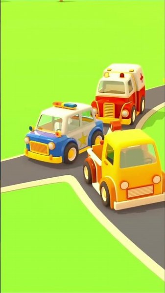 🚒🚑 Hero Vehicles Ready to Help! Your New Friends Are Coming! 🚓🚜 #cartoon