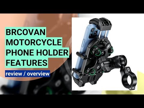 Review: BRCOVAN Motorcycle Phone Holder - Secure & Vibration-Free Ride!