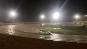 On a hammer down Skyline Speedway, Andy Bond rips the high side and out-duels Colton Burdette in a photo finish, to score a thriller of a Late Model feature! | Skyline Speedway