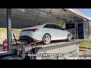 Hyundai Elantra N line 1.6T, Smartstream engine LOZIC ECU TUNED 234Whp & 242Wtq.
